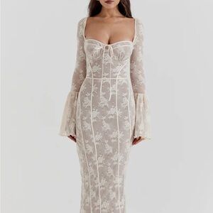White lace dress